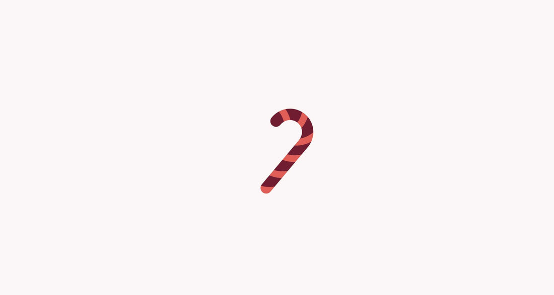 Five ways to pump during the festive season - candy cane on red background