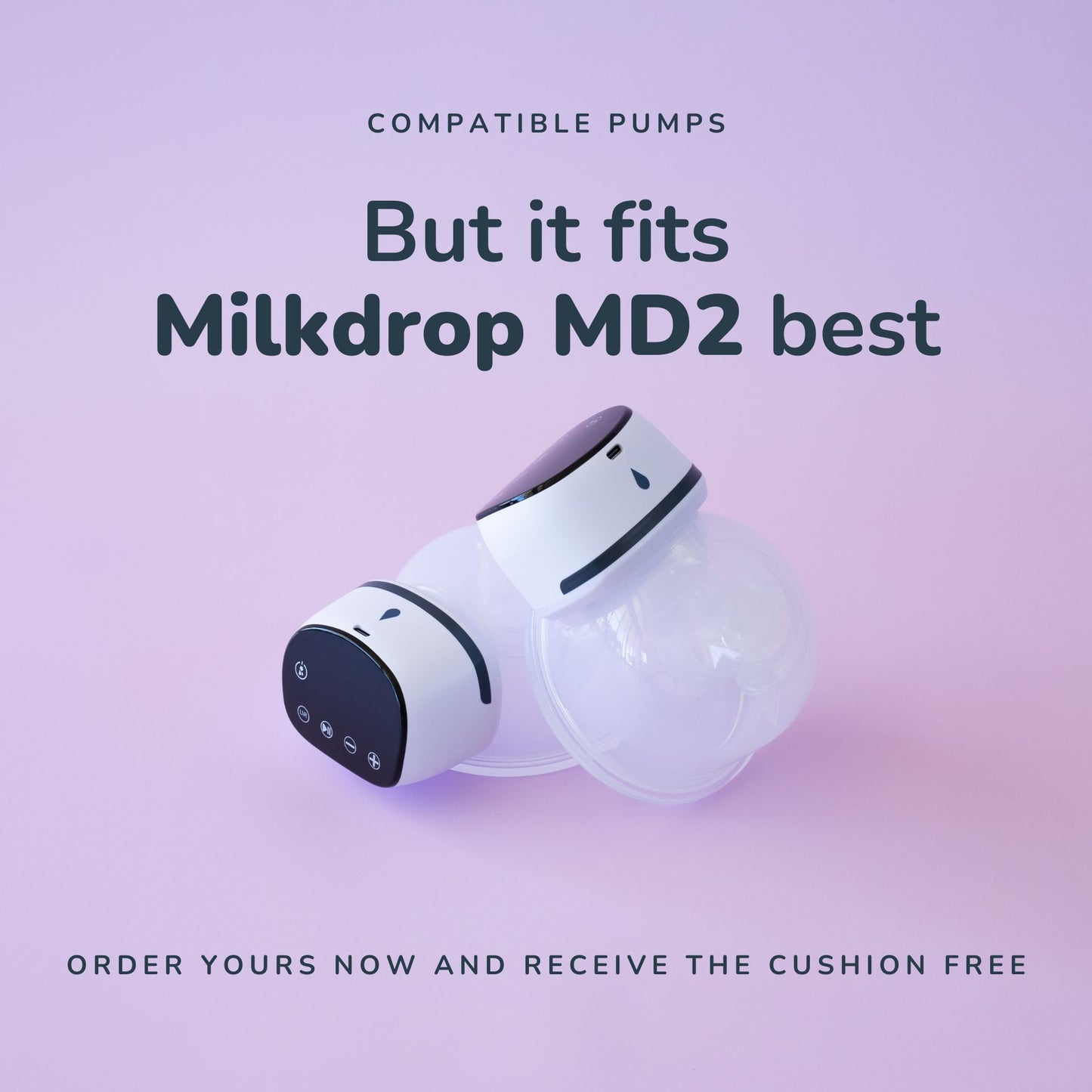 Milkdrop Breast Pump Cushion - wearable (2pc)