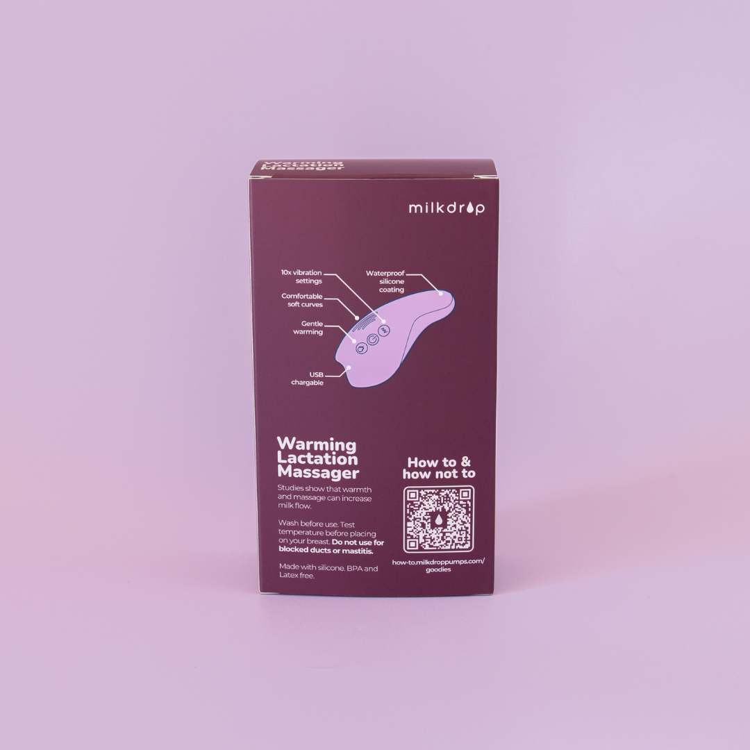 Milkdrop Firework Milk Flow Kit | Heat packs, gentle lactation massager and lanolin ...